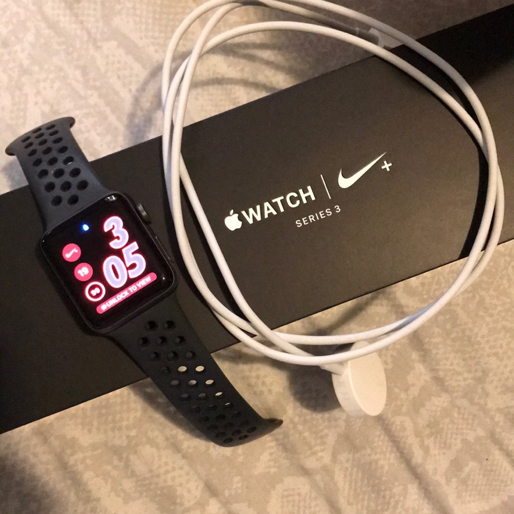 Apple watch Nike+ series 3 38mm space gray